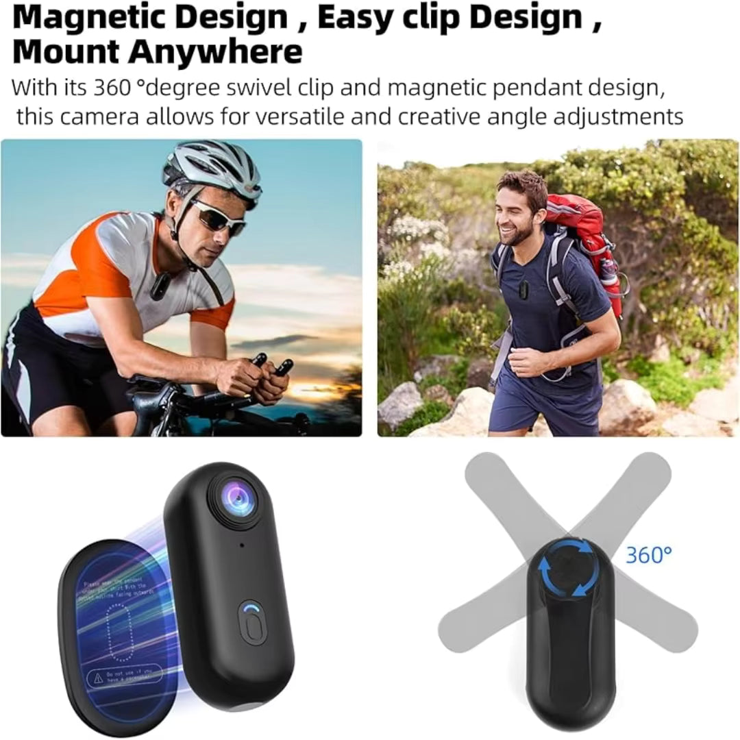 4K Mini WiFi Action Clippable Camera