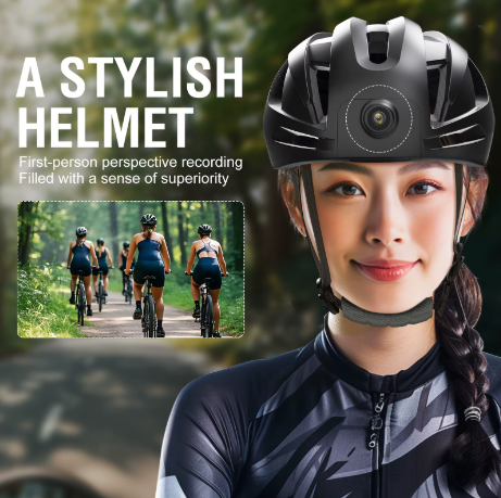 Smart Bike Helmet With Bluetooth & 1080P HD Camera