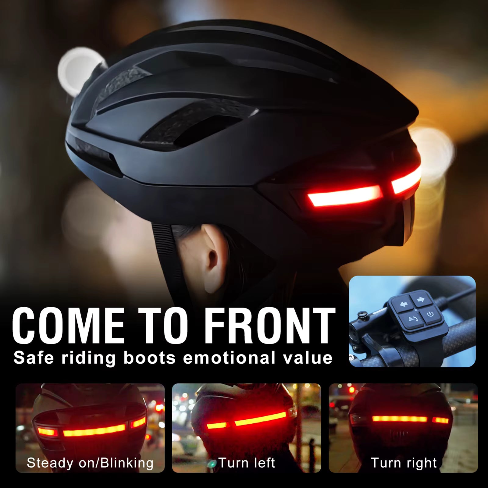 Smart Bike Helmet With Bluetooth & 1080P HD Camera